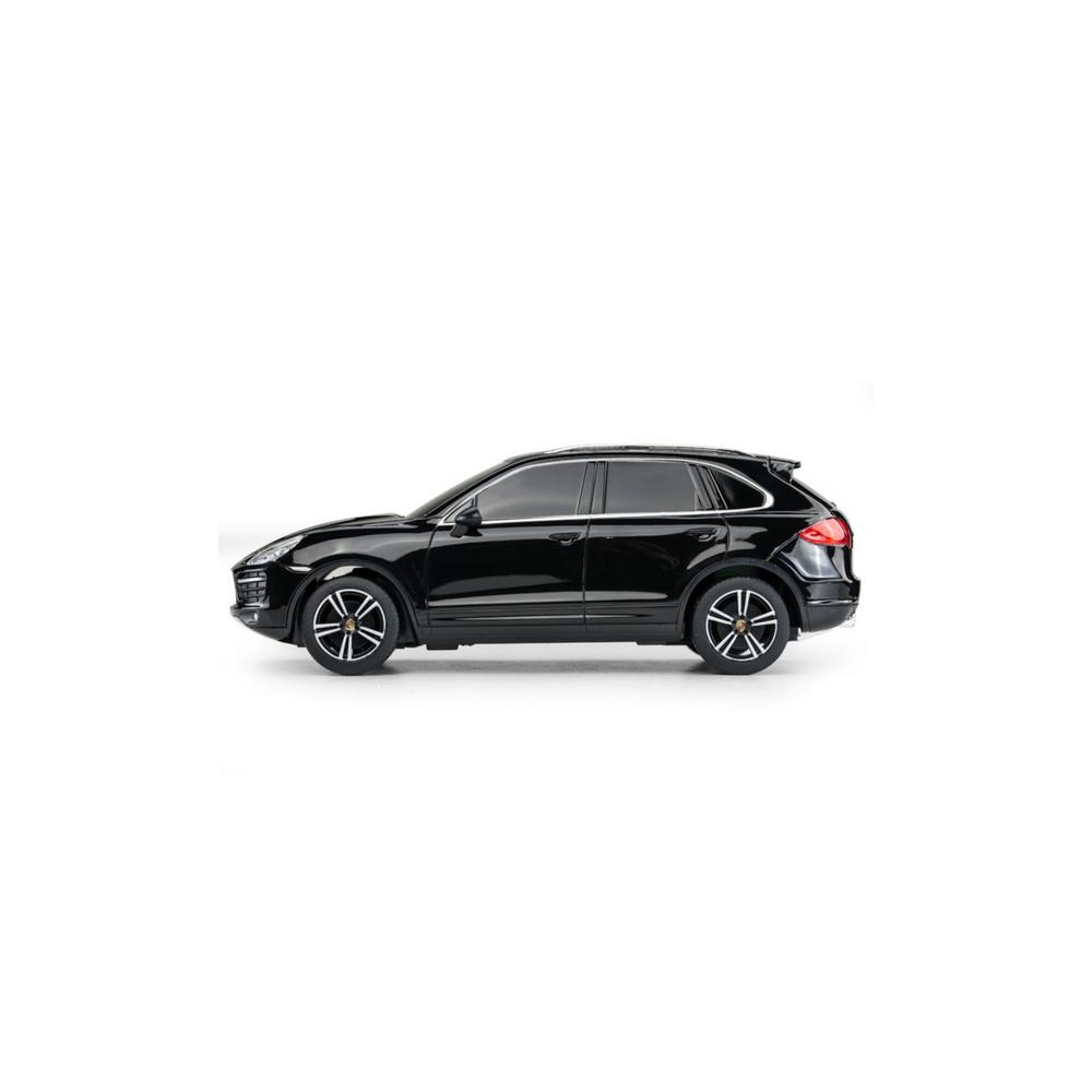 Nuotoliniu būdu valdomas Porsche Cayenne Turbo automobilis Rastar, juodos spalvos, 1:24-Žaislai, Auto ir transporto žaislai, Val