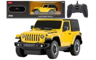 Auto JEEP Wrangler JL Rubicon Zdalnie Sterowany RC Rastar Żółty 1:24