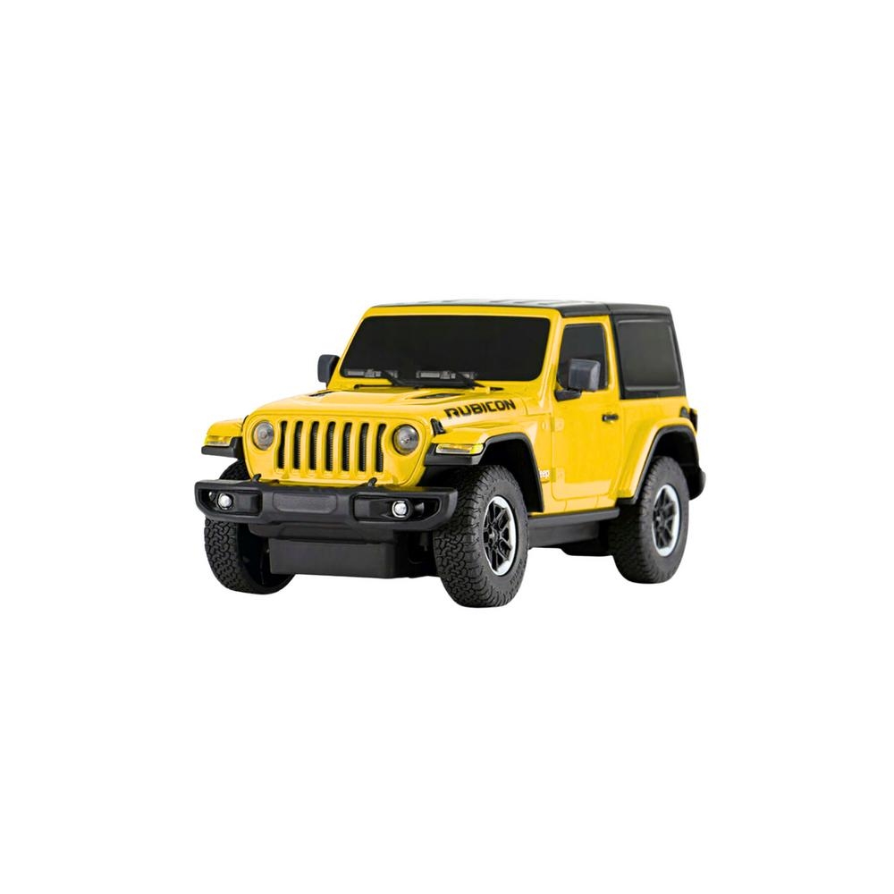 Nuotoliniu būdu valdomas automobilis JEEP Wrangler JL Rubicon, Rastar, geltonas, 1:24-Žaislai, Auto ir transporto žaislai, Valdo