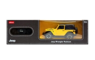 Nuotoliniu būdu valdomas automobilis JEEP Wrangler JL Rubicon, Rastar, geltonas, 1:24