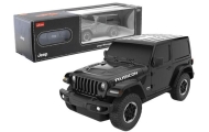 Auto JEEP Wrangler JL Rubicon Zdalnie Sterowany RC Rastar Czarny 1:24