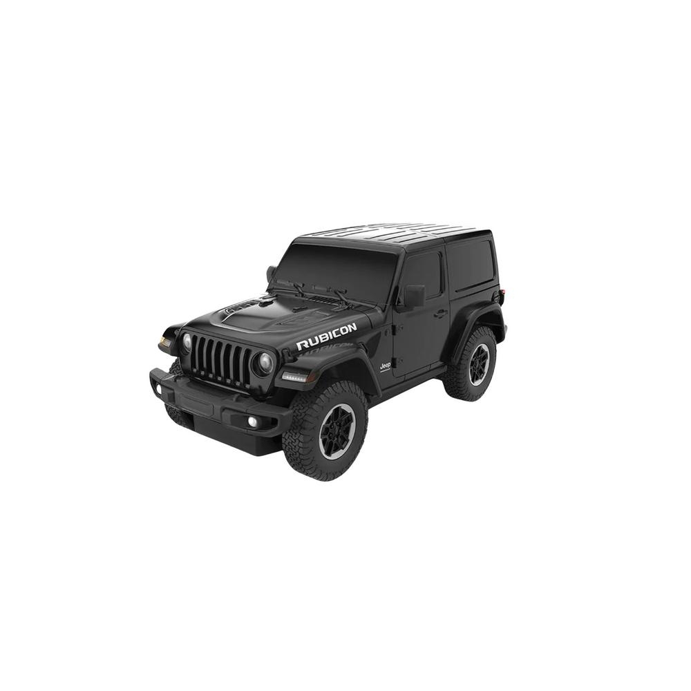 Nuotoliniu būdu valdomas automobilis JEEP Wrangler JL Rubicon Rastar, juodos spalvos, 1:24-Žaislai, Auto ir transporto žaislai, 
