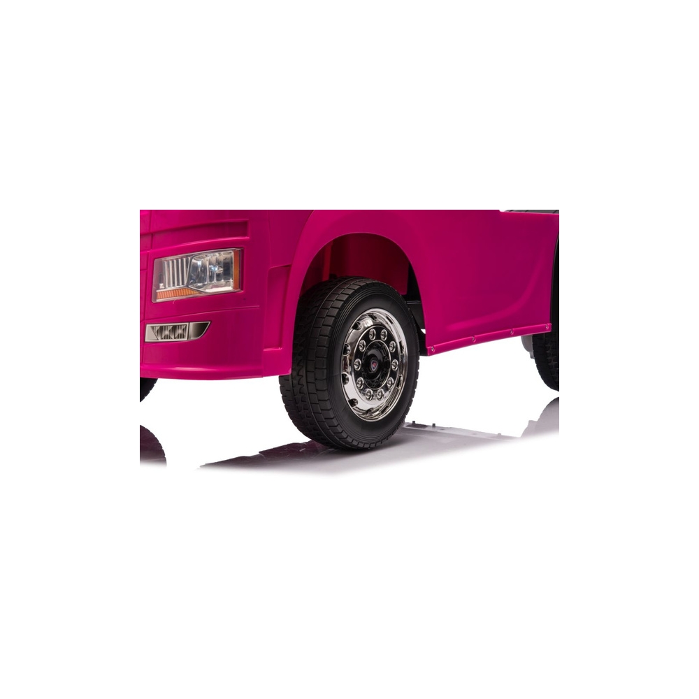 Elektromobilis Scania 500R HL698, 4x4, Pink-Elektromobiliai vaikams, Sunkvežimiai-e-vaikas