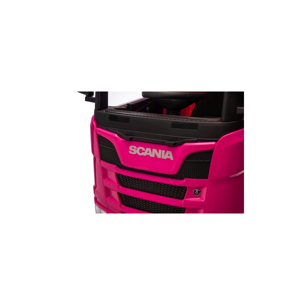 Elektromobilis Scania 500R HL698, 4x4, Pink-Elektromobiliai vaikams, Sunkvežimiai-e-vaikas