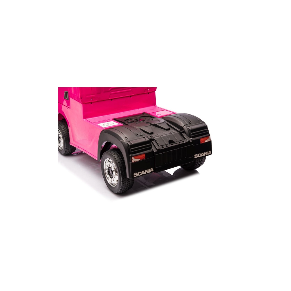 Elektromobilis Scania 500R HL698, 4x4, Pink-Elektromobiliai vaikams, Sunkvežimiai-e-vaikas