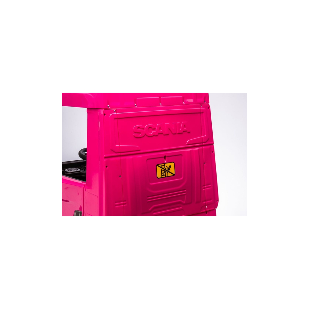 Elektromobilis Scania 500R HL698, 4x4, Pink-Elektromobiliai vaikams, Sunkvežimiai-e-vaikas
