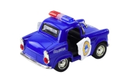 Klasikinis policijos automobilis 1:38 Važiuoti žibintai skleidžia garsus mėlyna spalva