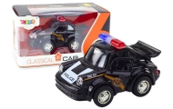 Classic Police Car 1:38 Drive Lights Sounds Black