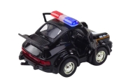 Classic Police Car 1:38 Drive Lights Sounds Black