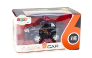 Classic Police Car 1:38 Drive Lights Sounds Black
