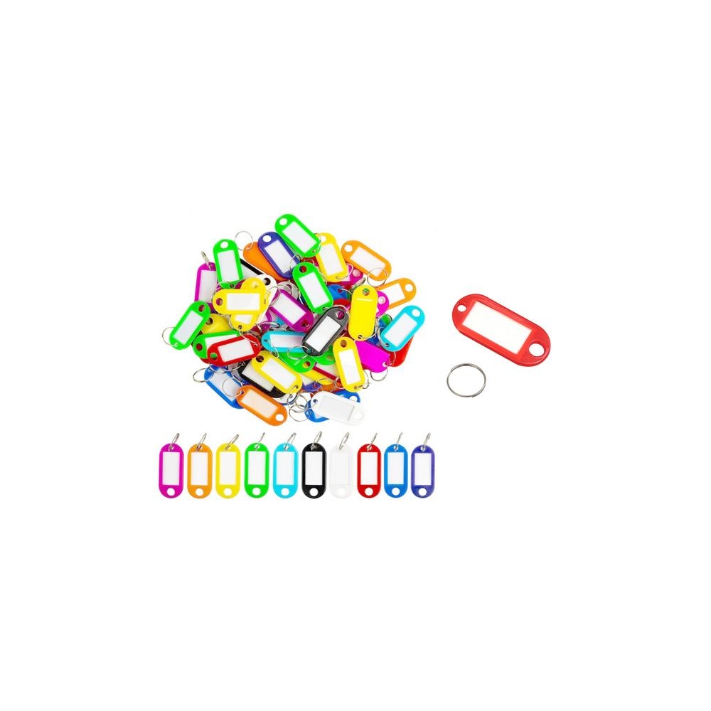 Keychains Pack of 100 Pieces MIX Colors
