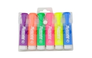 Highlighter Pen Set Pastel Colors 6pcs.