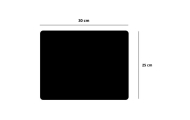 Anti-Slip Mouse Pad Black 30x25cm