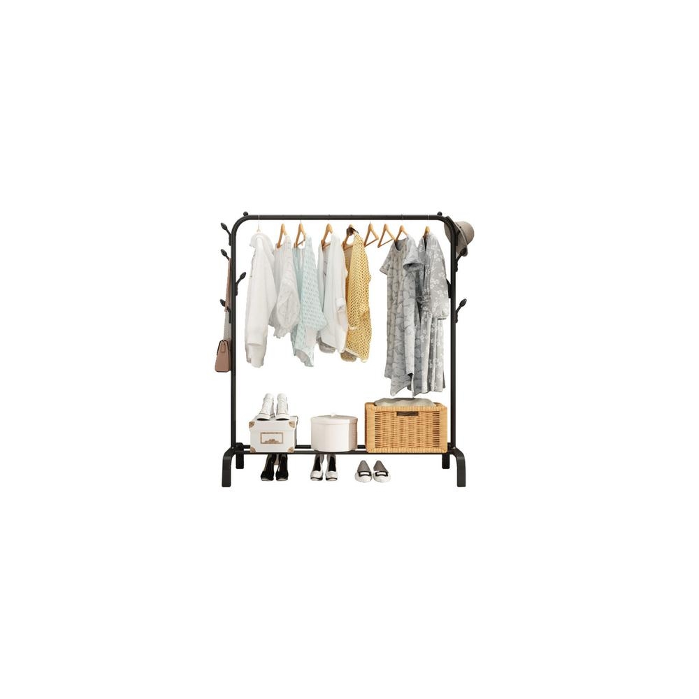 Standing Clothes Hanger Shoes Freestanding Wardrobe