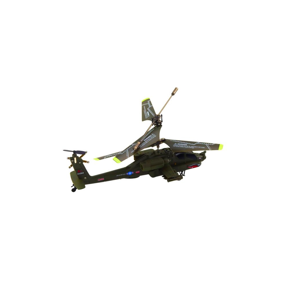 Helikopter Militarny Apache Zdalnie Sterowany RC Syma S109H Khaki