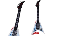 Gitara Elektryczna Dla Dzieci Światła Melodie Biała