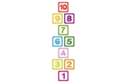 Floor Stickers Numbers 1-10 Educational For Hopscotch