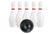 Classic Bowling Set Two Balls 10 Pins Skill Game