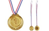 Aukso medalis Pirmosios vietos trofėjus Cinkas 6,5 cm