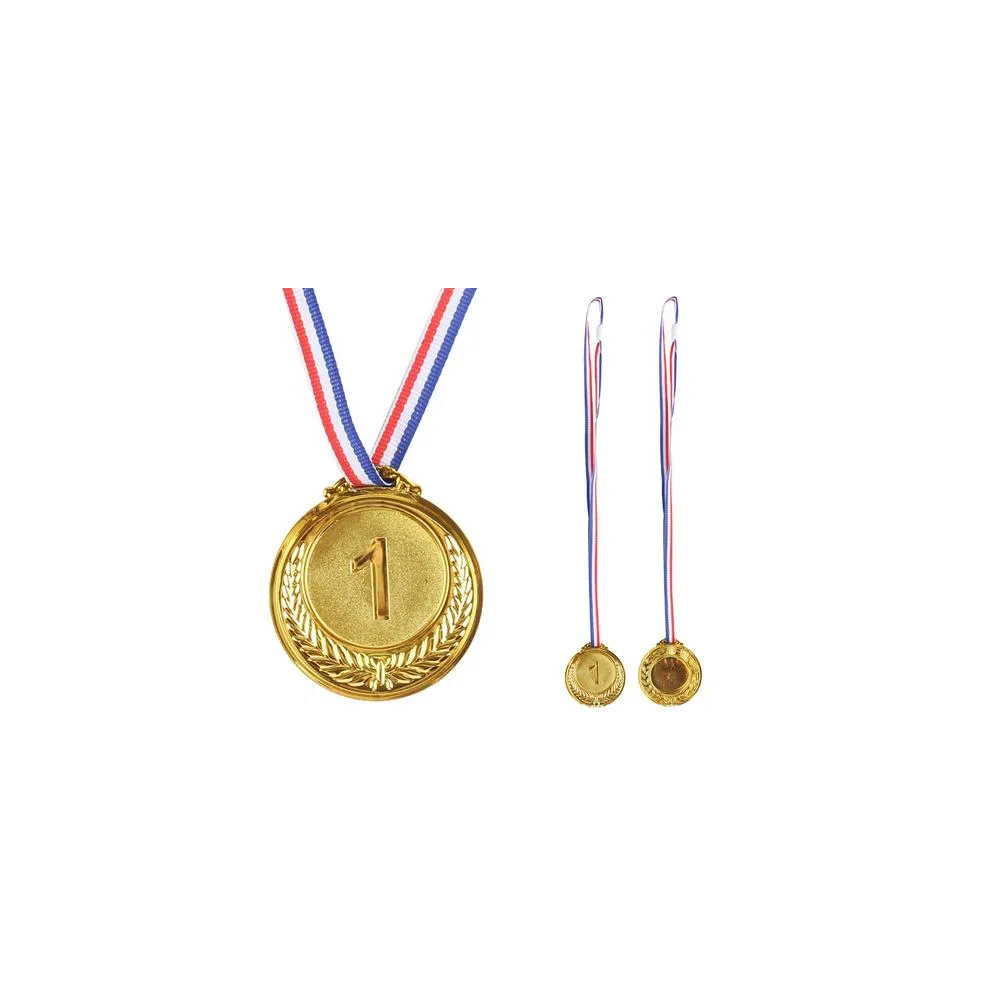 Aukso medalis Pirmosios vietos trofėjus Cinkas 6,5 cm-Žaislai, Lauko žaislai, Lauko žaidimai ir sporto prekės, Žaidimai, sporto 
