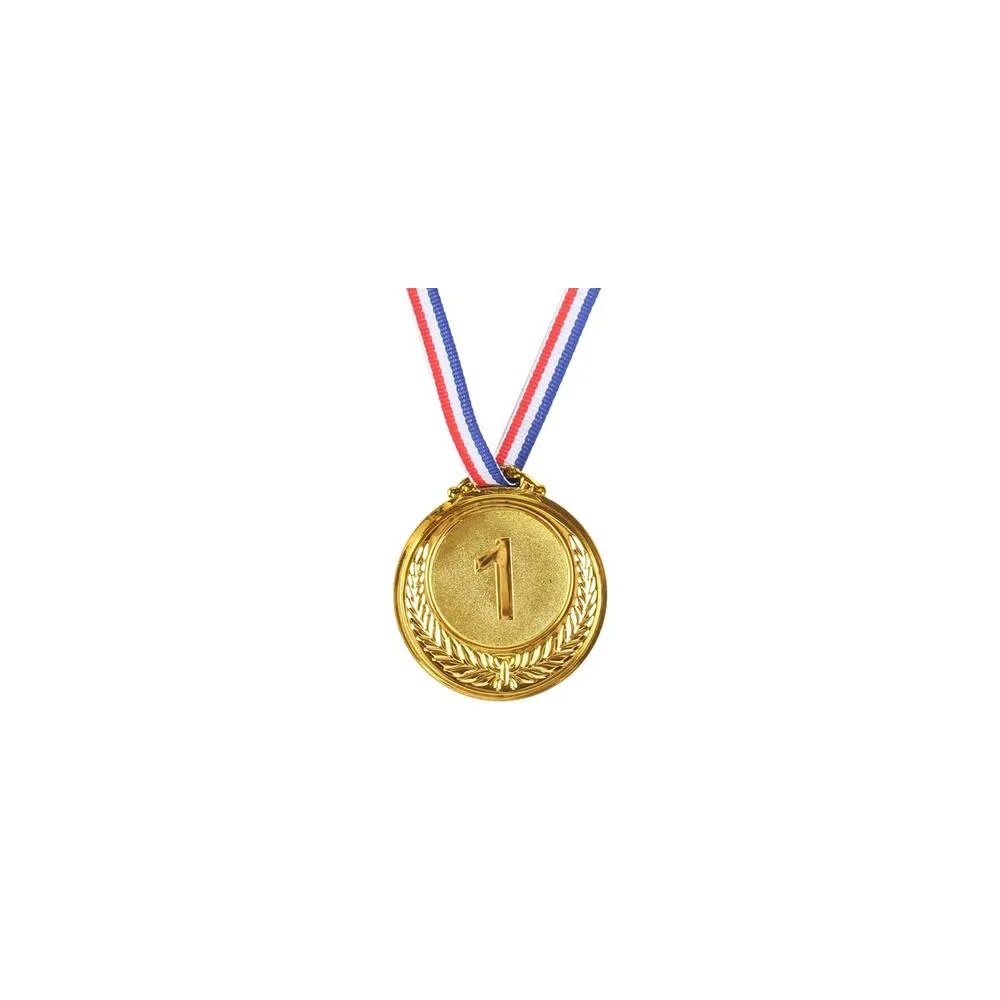 Aukso medalis Pirmosios vietos trofėjus Cinkas 6,5 cm-Žaislai, Lauko žaislai, Lauko žaidimai ir sporto prekės, Žaidimai, sporto 