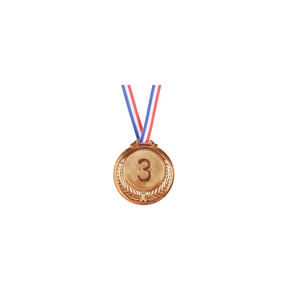 Bronzos medalis Pirmosios vietos trofėjus Cinkas 6,5 cm