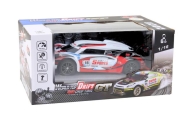 RC Sports Car 1:16 Drift Interchangeable Wheels White and Red