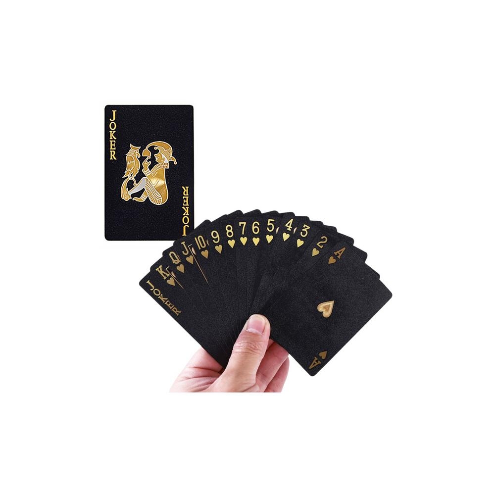 Karty Do Gry Towarzyskiej Eleganckie Banknot Dolar Czarne Talia 54 Karty