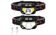 LED Headlamp Headlamp Motion Sensor 6 Lighting Modes