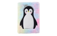 Plush Fur Notebook Lined Penguin Notebook Colored A5