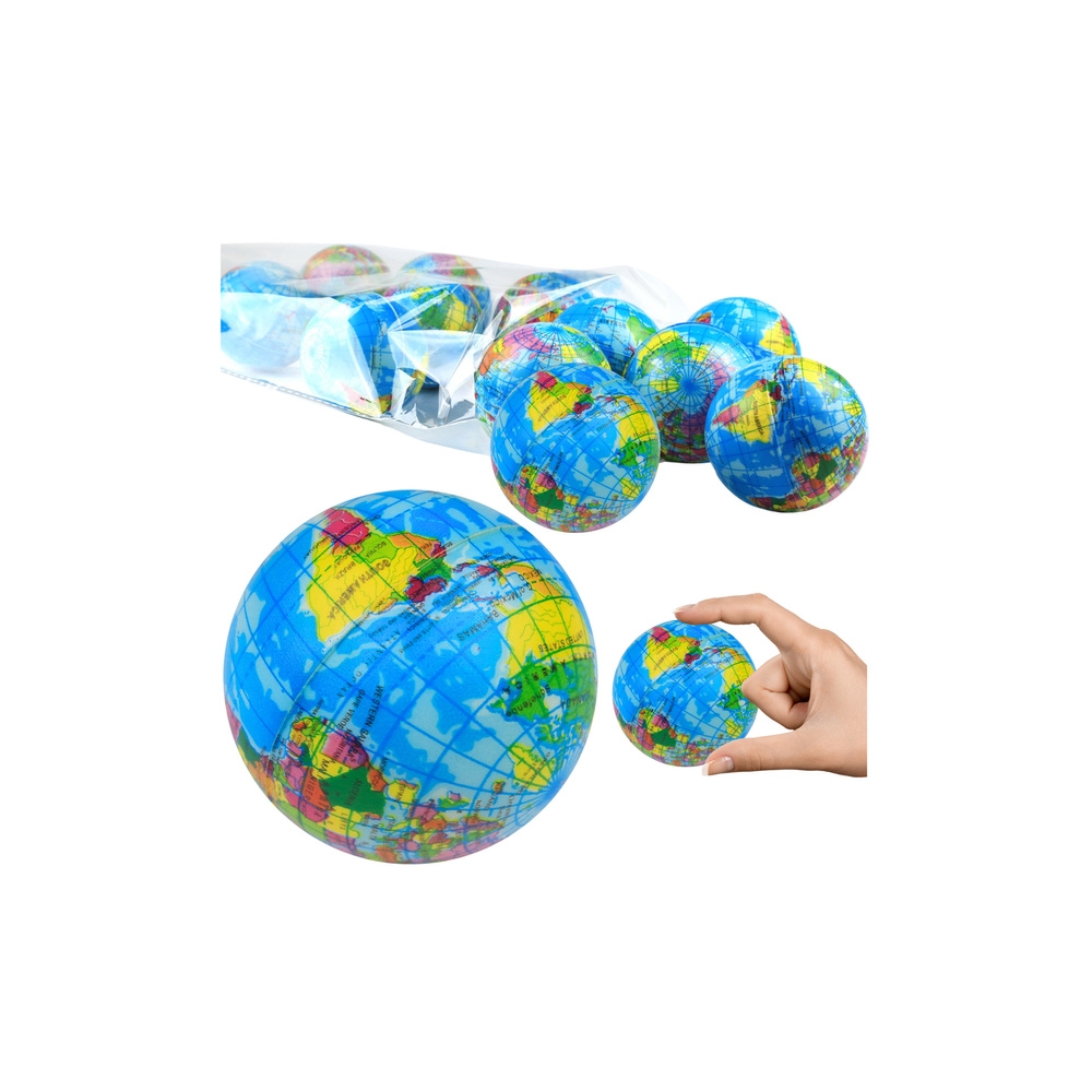 Antistresinis žaislas "Globe Earth" 6 cm kamuolys