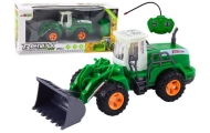 Ekskavatorius R/C nuotolinio valdymo pakeliama ranka, žalias