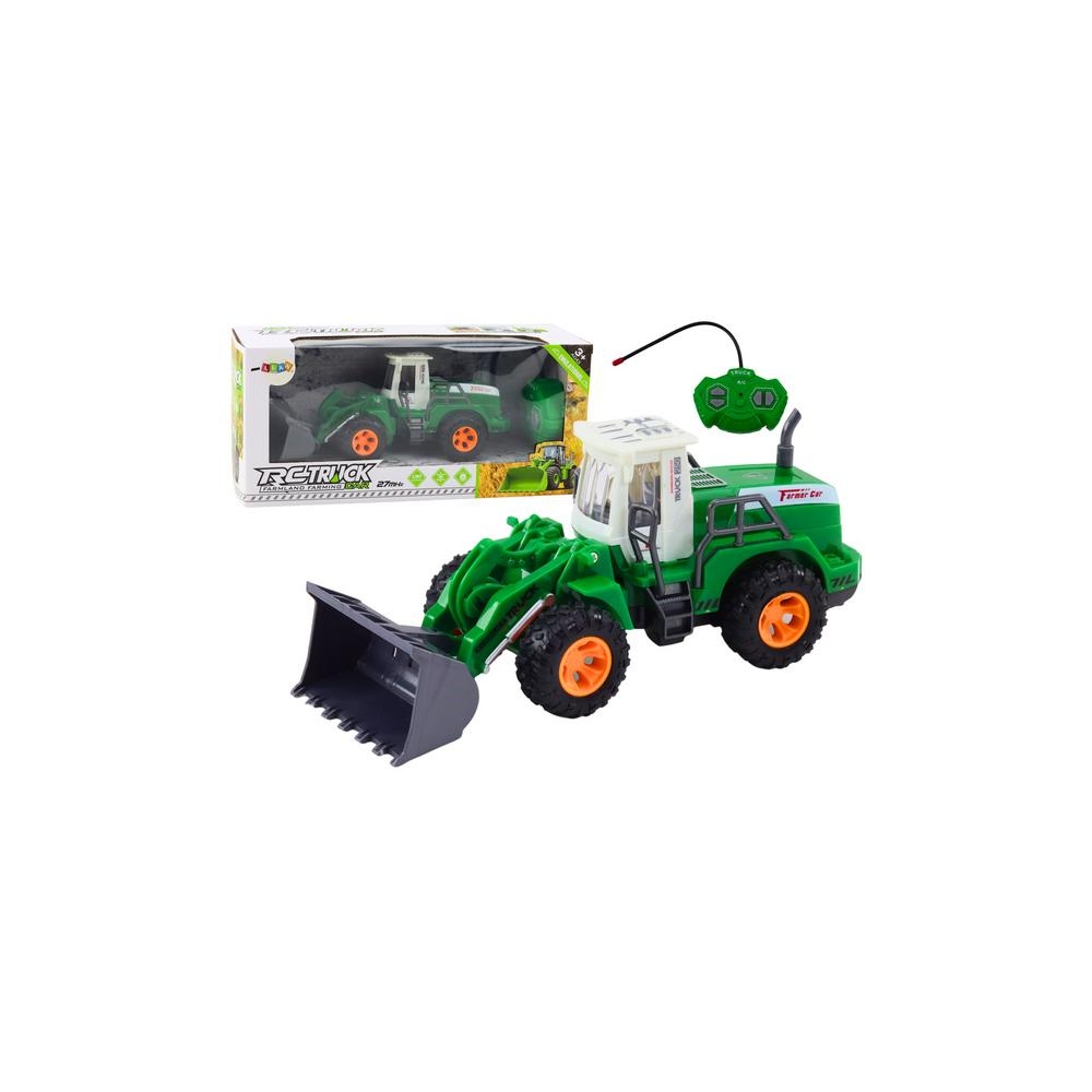 Ekskavatorius R/C nuotolinio valdymo pakeliama ranka, žalias