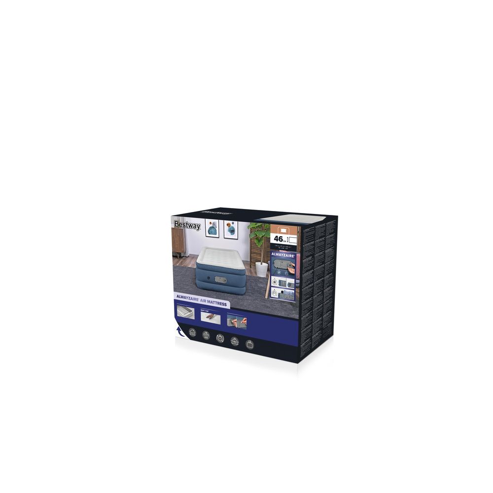 Pripučiamas čiužinys 97 x 191 x 46 cm Bestway 6713P-Namai, laisvalaikis, turizmas, Pripučiami čiužiniai ir baldai-e-vaikas