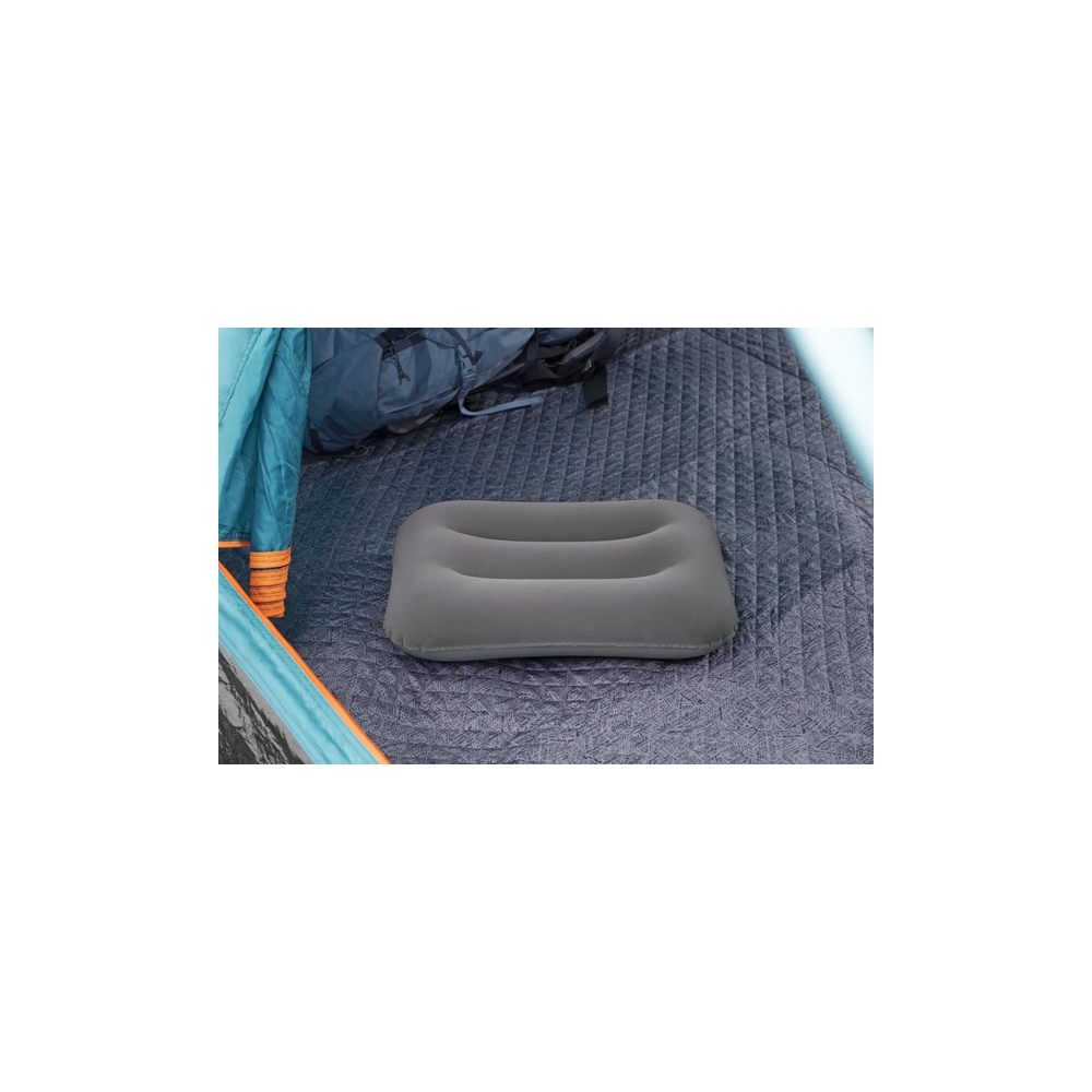 Dmuchana Poduszka Welurowa Szara 42 cm Bestway 67121