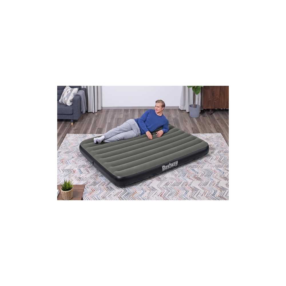 Pripučiamas dvivietis čiužinys Bestway Queen Tritech 203x152x25cm 6713N-Namai, laisvalaikis, turizmas, Pripučiami čiužiniai ir b