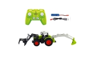 Agricultural Tractor With Rotating Bucket and Excavator 2in1 Remote Controlled 2.4G