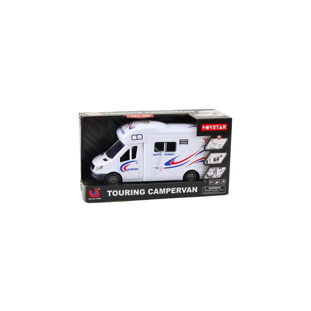 Car Camper White Lights Sounds Opening Doors