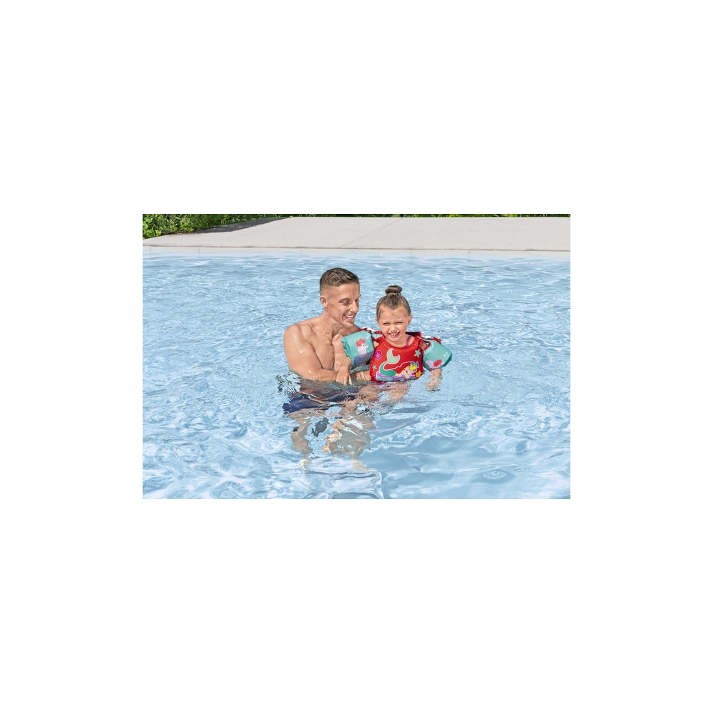 Plaukimo liemenė su rankovėmis 3-6 L Undinėlė Bestway 9101I