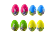 Easter Eggs on a Wire Pick Bunny with a Basket Decoration 6pcs