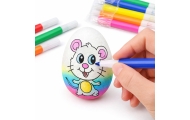 Easter Styrofoam Eggs For Painting Markers Markers Mouse 6pcs