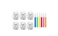 Easter Styrofoam Eggs For Painting Markers Markers Mouse 6pcs