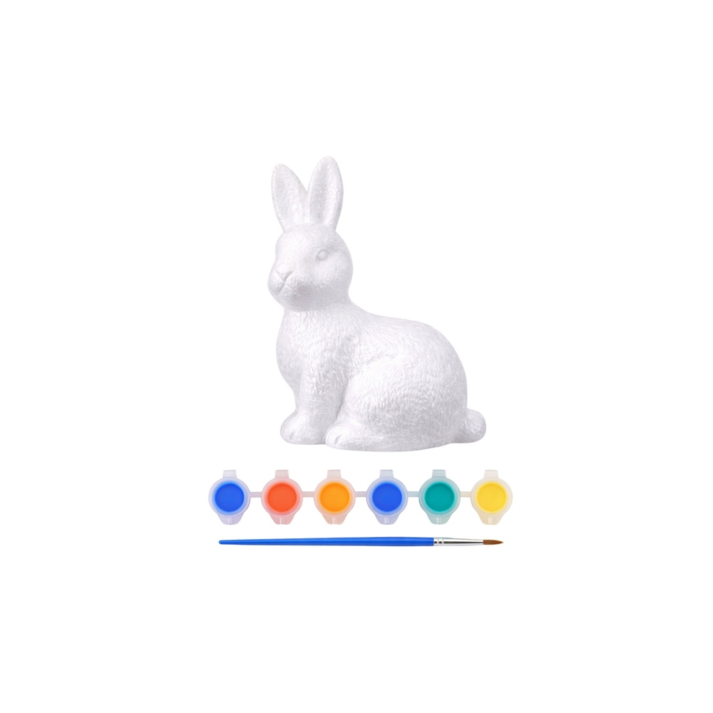Polistireninio putplasčio dekoracijų dažymo rinkinys "Bunny Brush