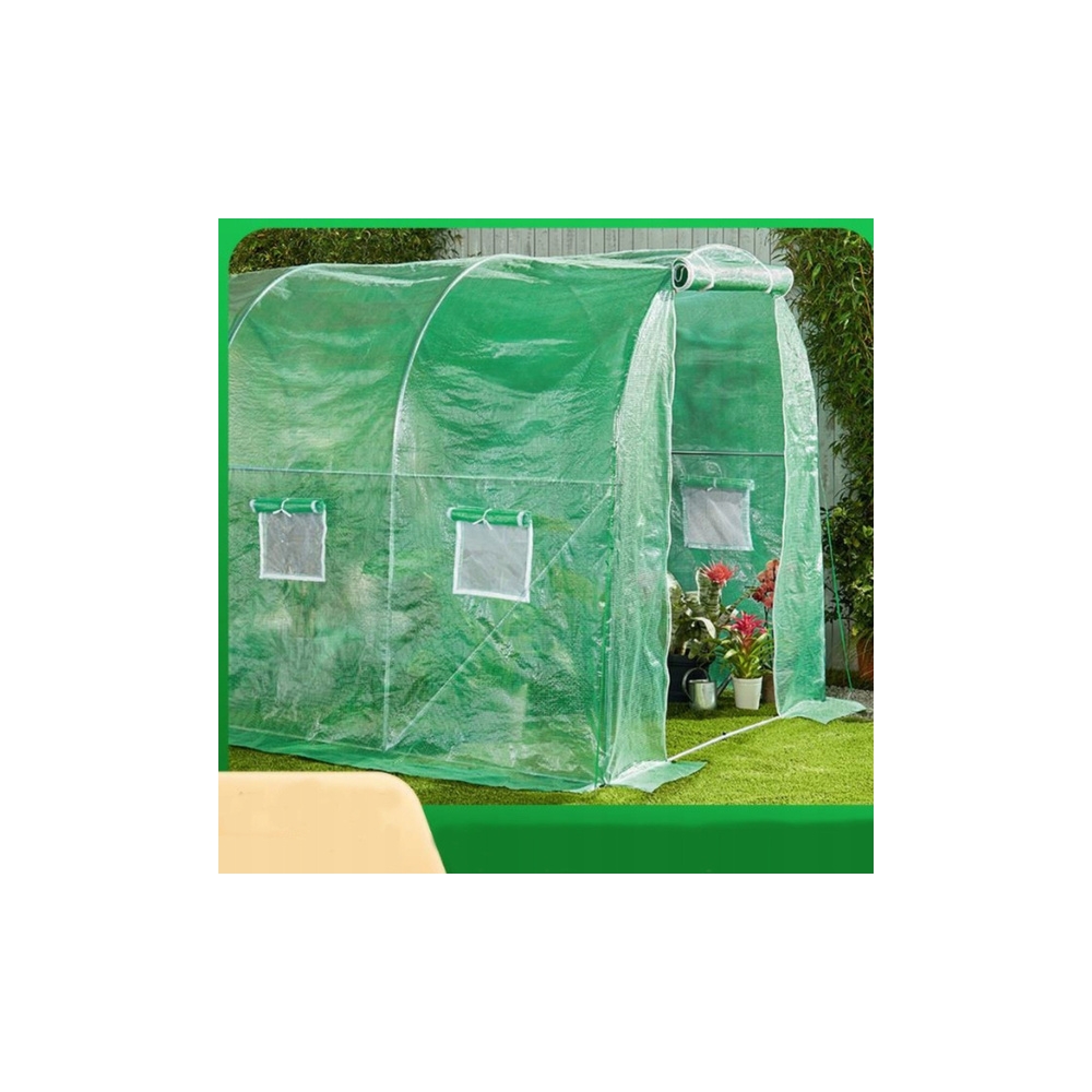 Tunel Foliowy Ogrodowy Szklarnia 6x3x2m Folia 18m² UV-4 Premium