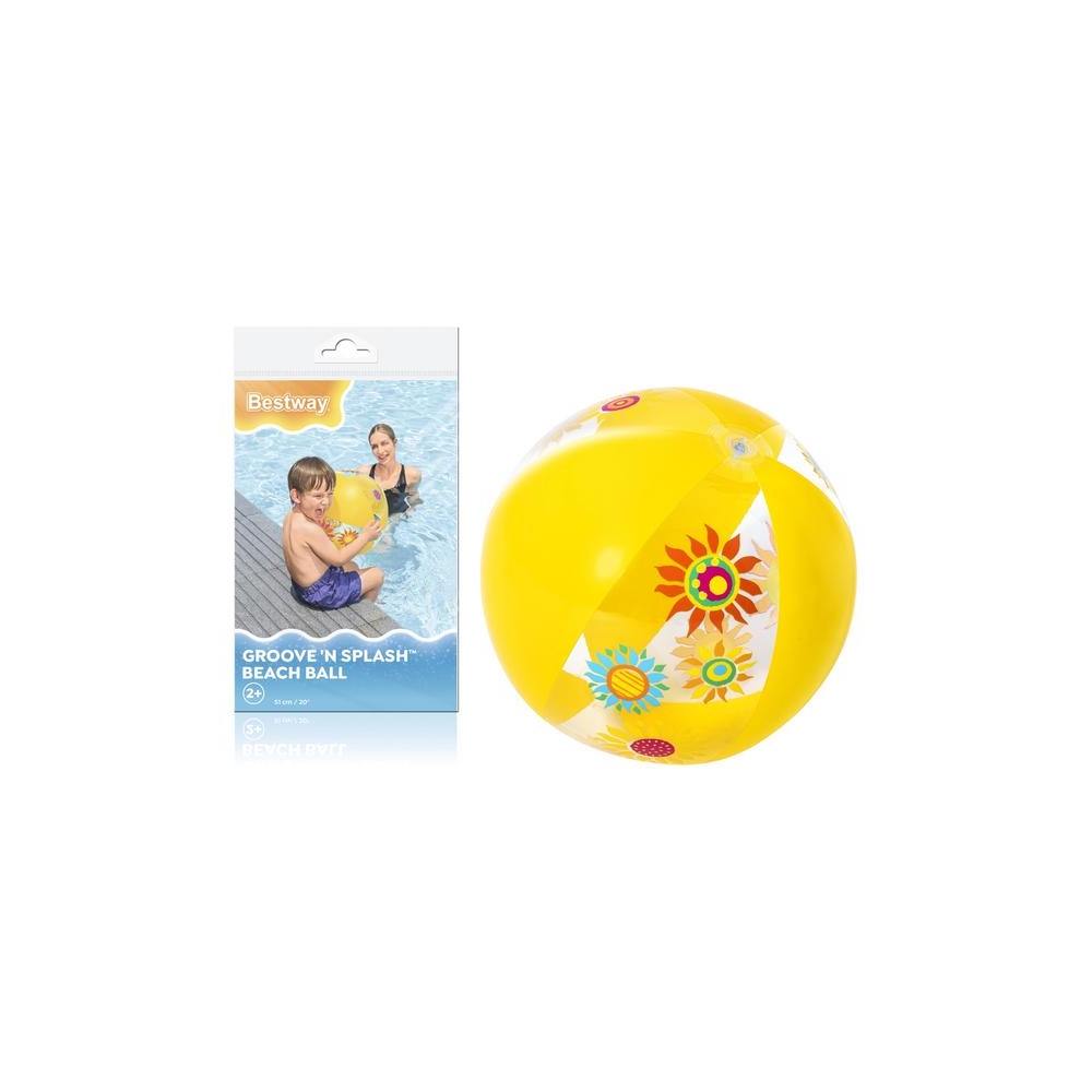 Dmuchana Piłka Żółta 51cm Bestway 31036