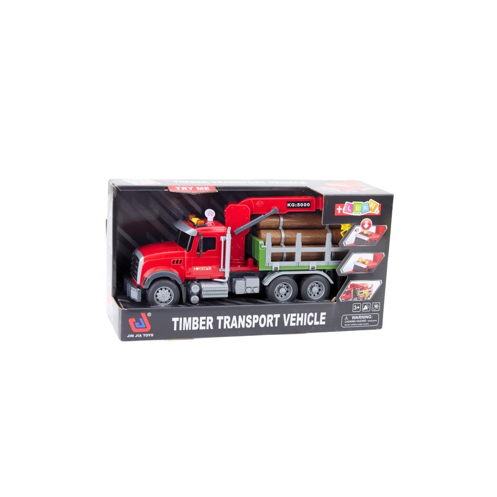 Medienos krano sunkvežimis žibintai garsai raudonas 1:14