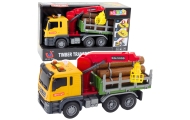 Timber Crane Truck Lights Sounds Yellow 1:14