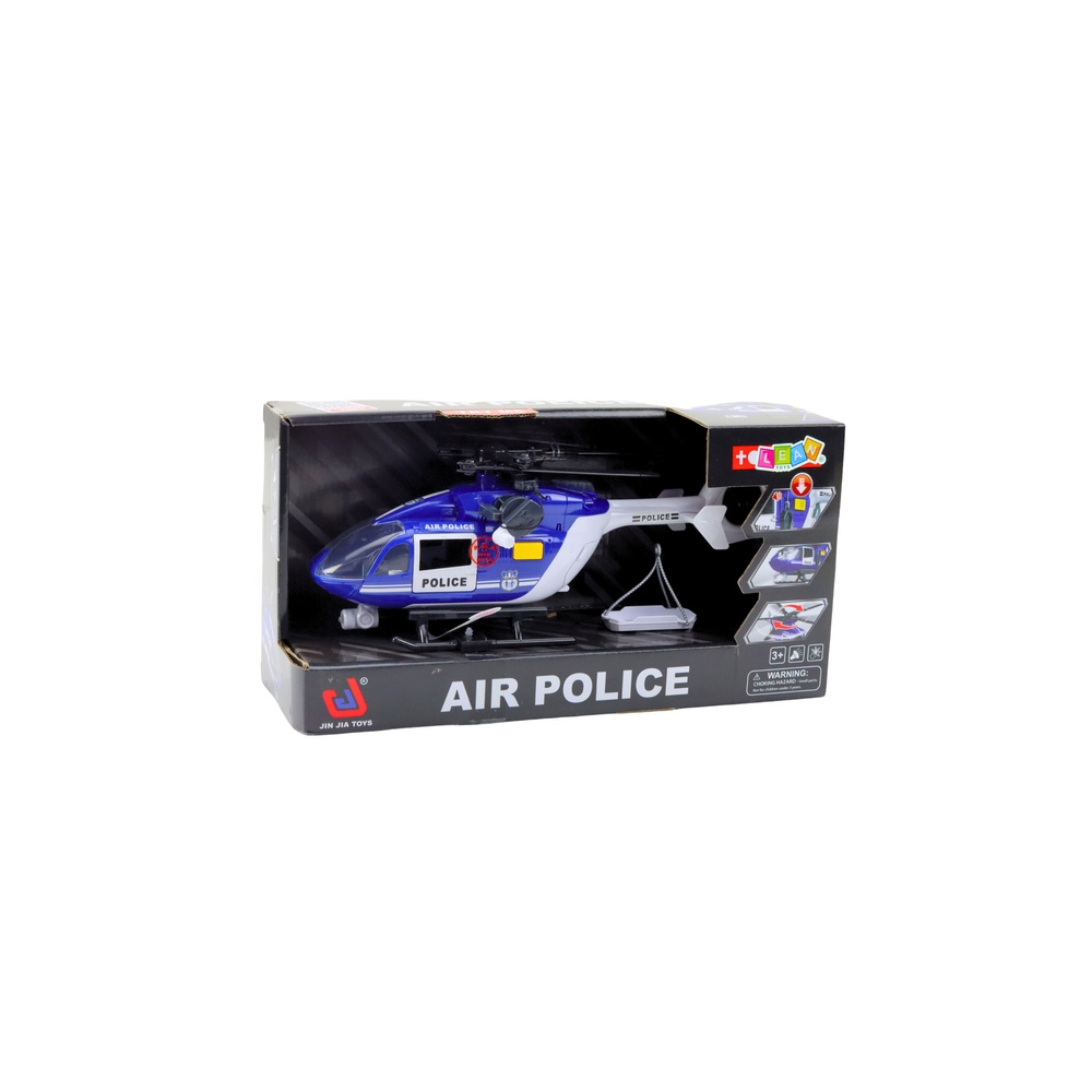 Police Helicopter Hook Stretcher Lights Sounds 1:14