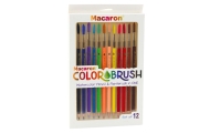 Kredki Akwarelowe Z Pędzelkami 2w1 Kolorowe 12 Szt
