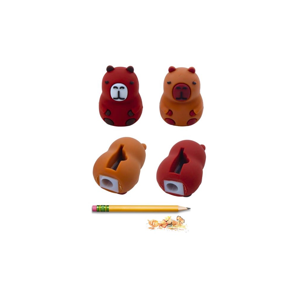 Plonų pieštukų drožtukas Capibara Brown